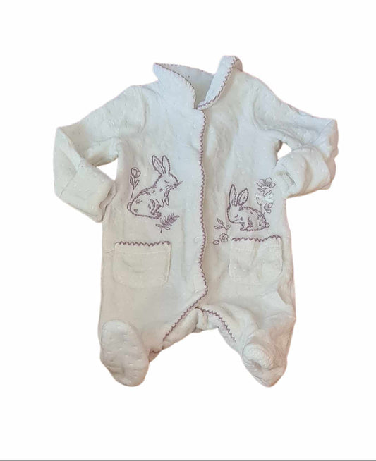 Bunny Sleepsuit Girls Newborn