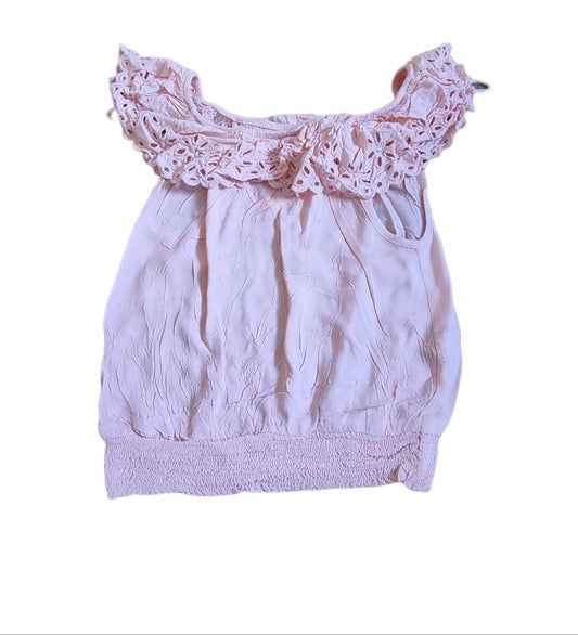 H&M Pale Pink Top Girls 10-11 Years