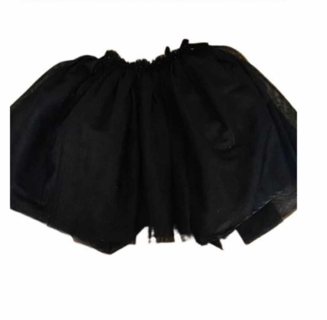 H M Black Layered Skirt Girls 5 6 Years Moon and Stars Kids Boutique