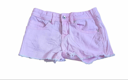 PRIMARK Pink Denim Shorts Girls 10-11 Years