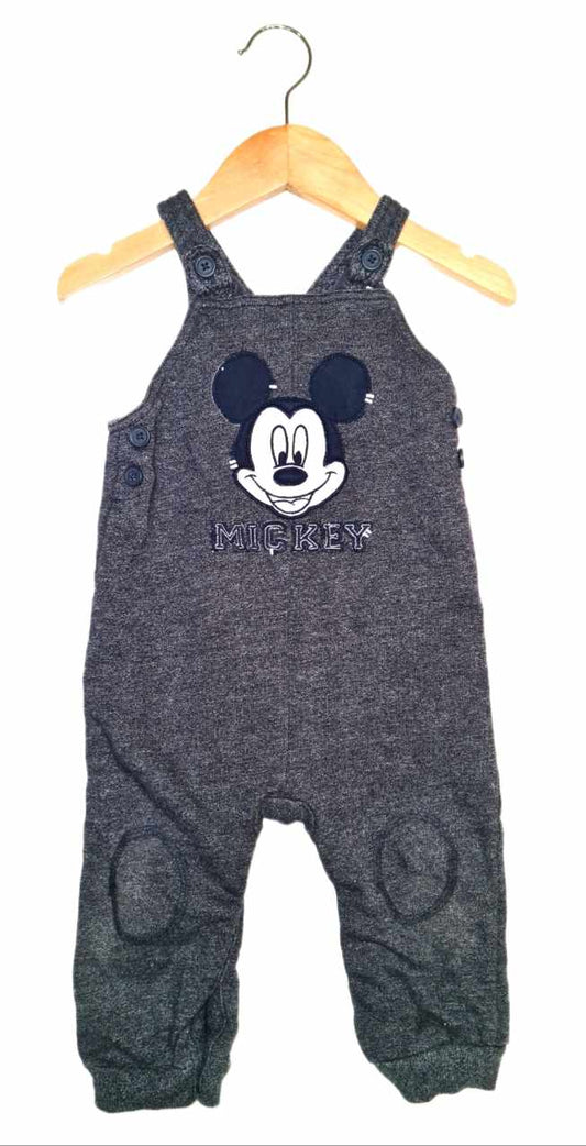 GEORGE Mickey Dungarees Boys 9-12 Months