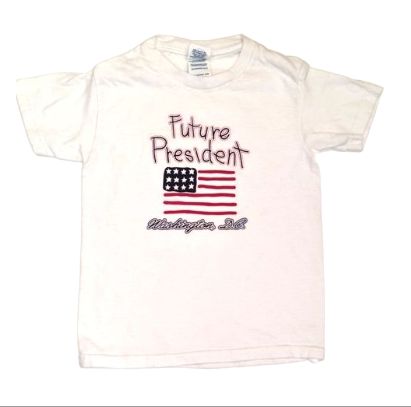 Future President T-Shirt Boys 3-4 Years