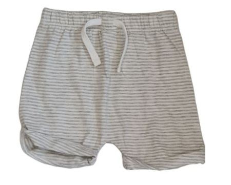 TU Grey and White Striped Shorts Boys 12-18 Months