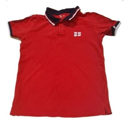 TU Red Polo Shirt Boys 11-12 Years