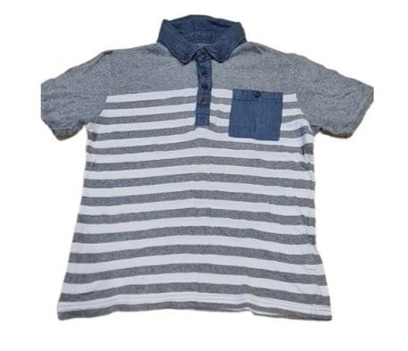 PRIMARK Striped Polo Shirt Boys 11-12 Years