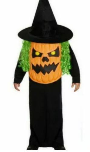 Pumpkin Face With Look Through Hat Brand New Boys 7-9 Years and Girls 7-9 Years