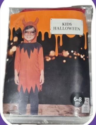 F&F Brand New Little Devil Halloween Costume Boys 6-8 Years and Girls 6-8 Years