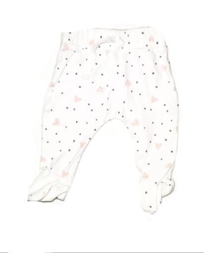 GEORGE Footed Trousers Girls Tiny Baby