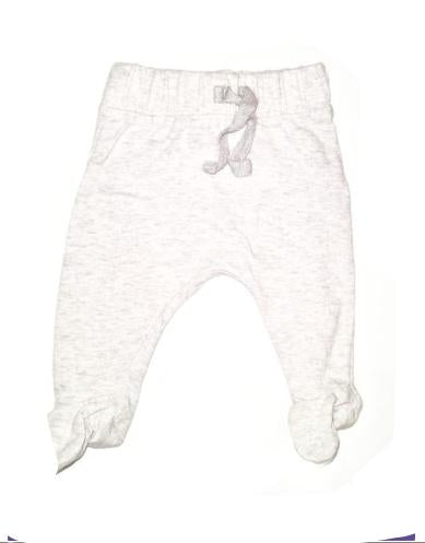 GEORGE Grey Footed Trousers Unisex Tiny Baby