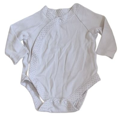 BABY BOUTIQUE White Bodysuit Unisex 0-3 Months