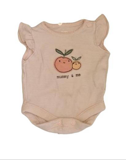 F&F 'Mummy & Me' Vest Girls Newborn