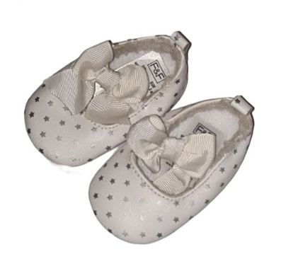 F&F Starry Shoes Girls 0-3 Months
