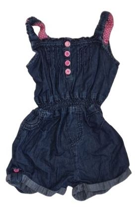 PRIMARK Denim Playsuit Girls 12 18 Months