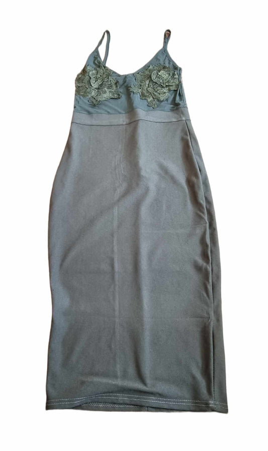 MISGUIDED Olive Green Dress Women's Size 10