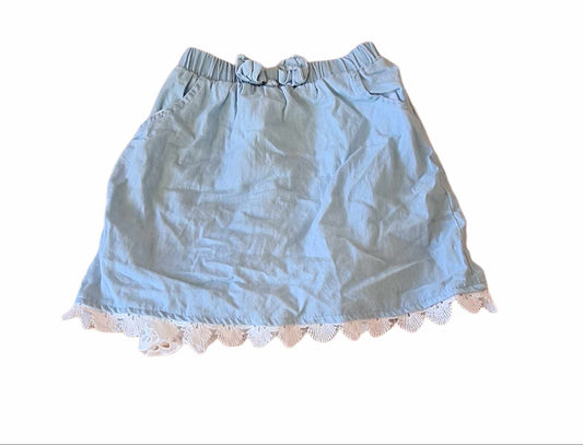 Blue Denim Skirt Girls 2-3 Years