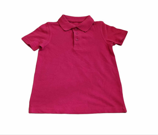 Red School Polo Shirt Girls 4-5 Years Boys 4-5 Years