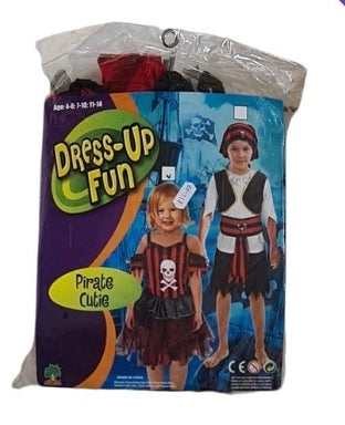 Brand NEW Pirate Costume Girls 4-5 Years