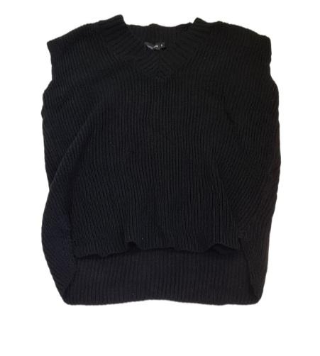 Brand New Black Knitted Top Women's Size 8-10