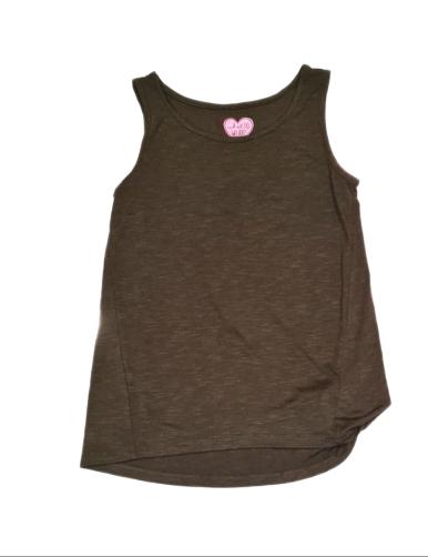 F F Khaki Vest Top Girls 9 10 Years Moon and Stars Kids Boutique