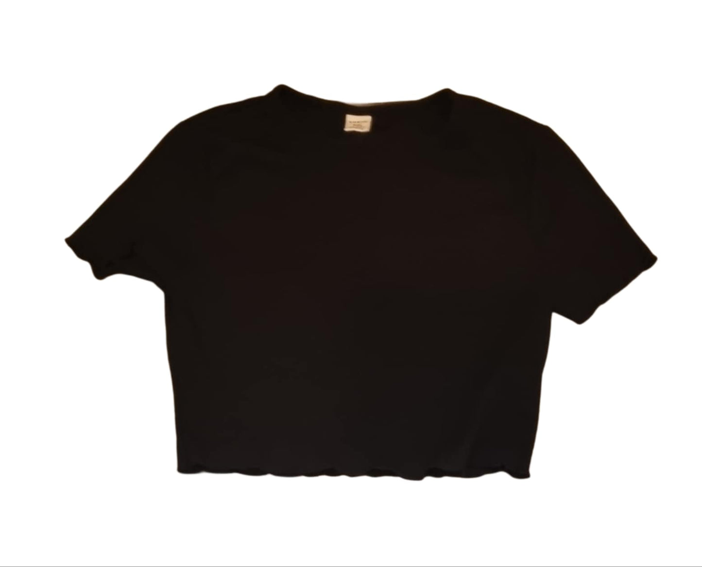 SHEIN Black Crop Top Girls 11-12 Years