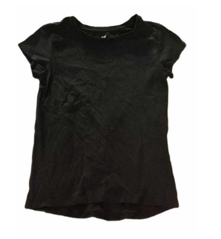 H&M Black T-Shirt Women's Size 8-10