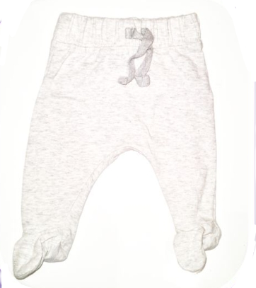 GEORGE Unisex Grey Pull Up Trousers Tiny Baby