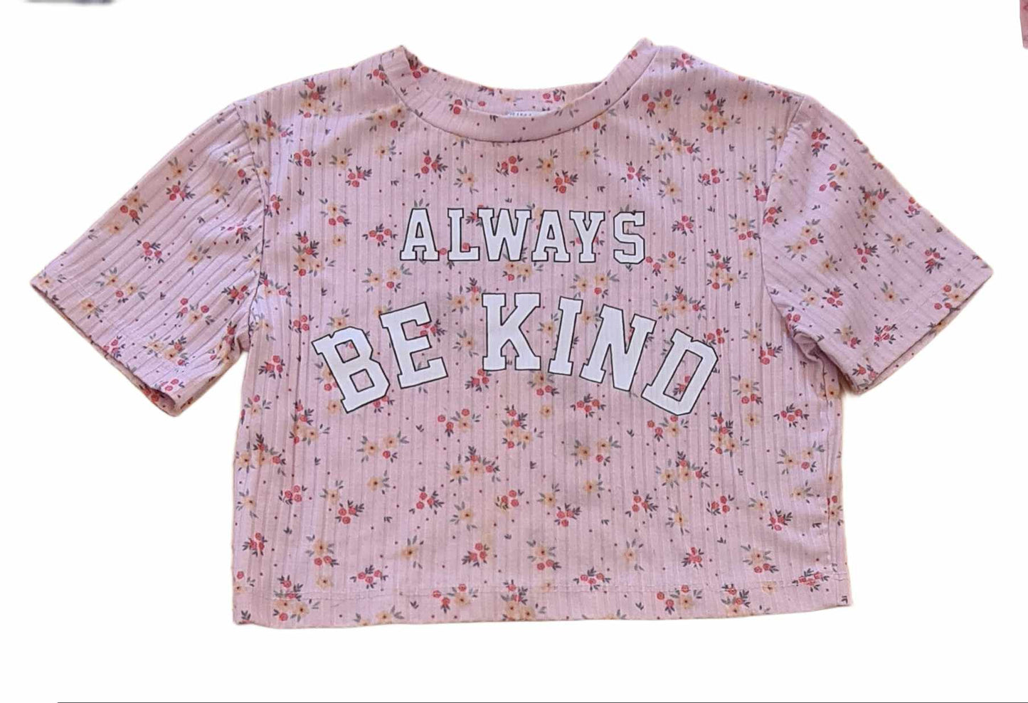 PRIMARK Floral Crop Top Girls 7-8 Years