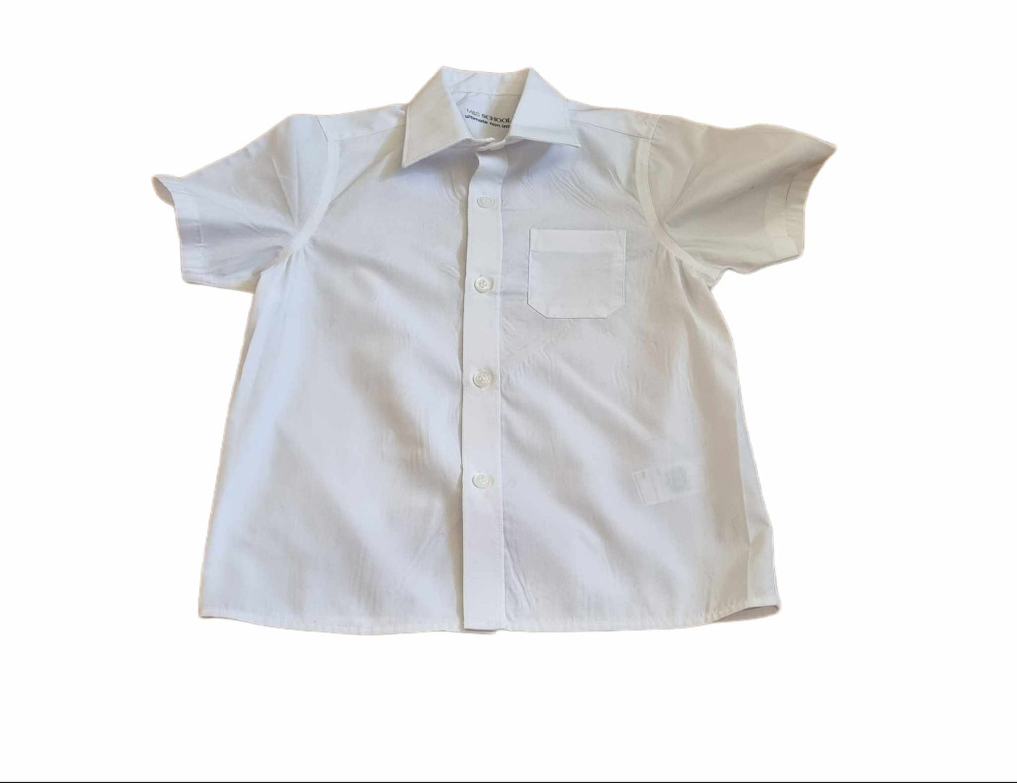 M&S School Shirt Girls 4-5 Years Boys 4-5 Years