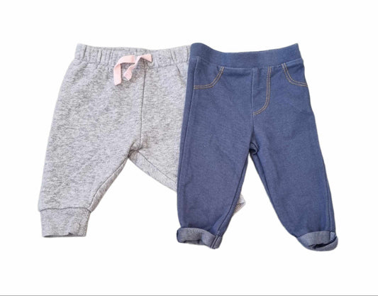 Set of 2 Trousers Girls Newborn