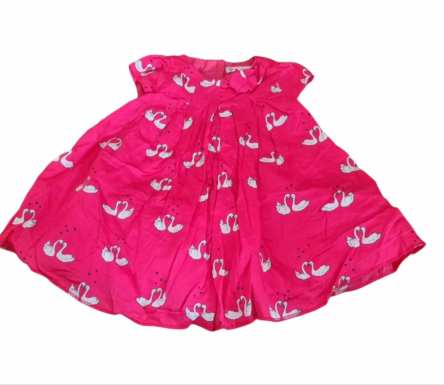 JOHN LEWIS Swan Dress Girls 6-9 Months