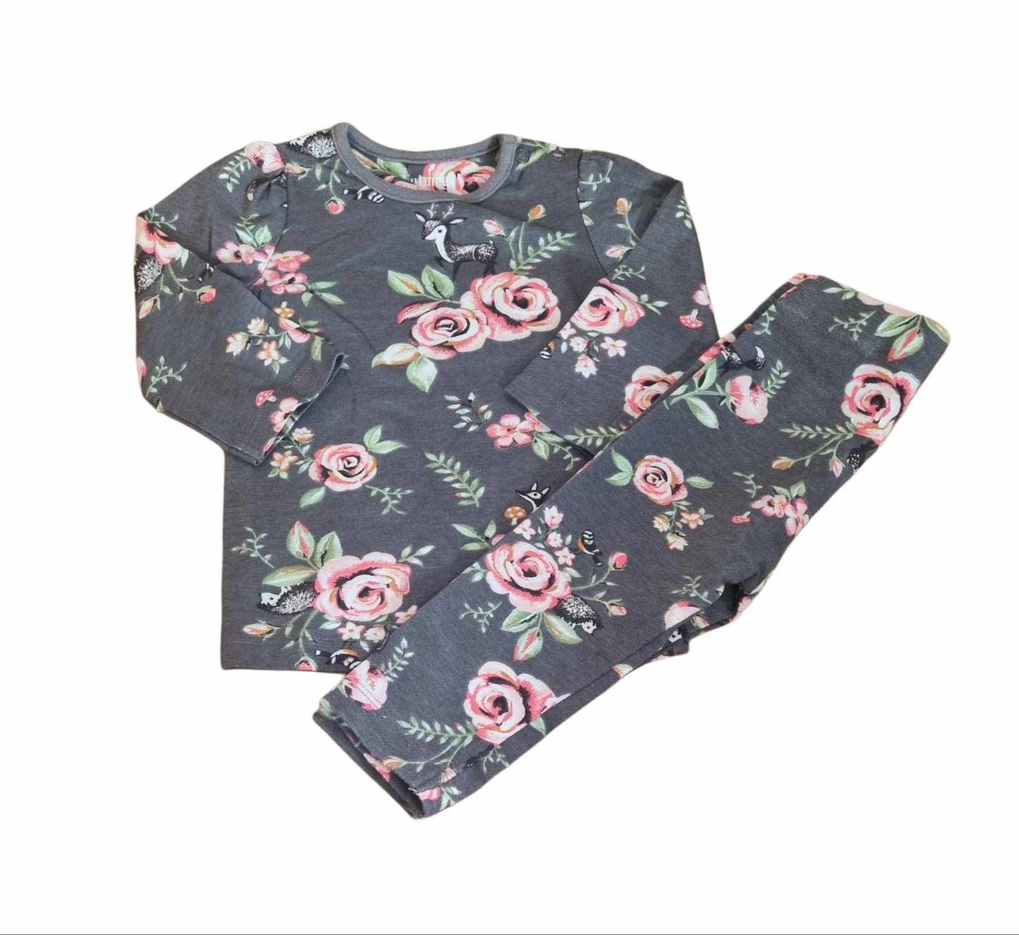 NUTMEG Floral Set Girls 6-9 Months