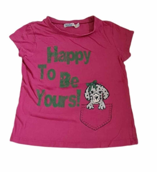 M&CO Puppy T-Shirt Girls 6-7 Years