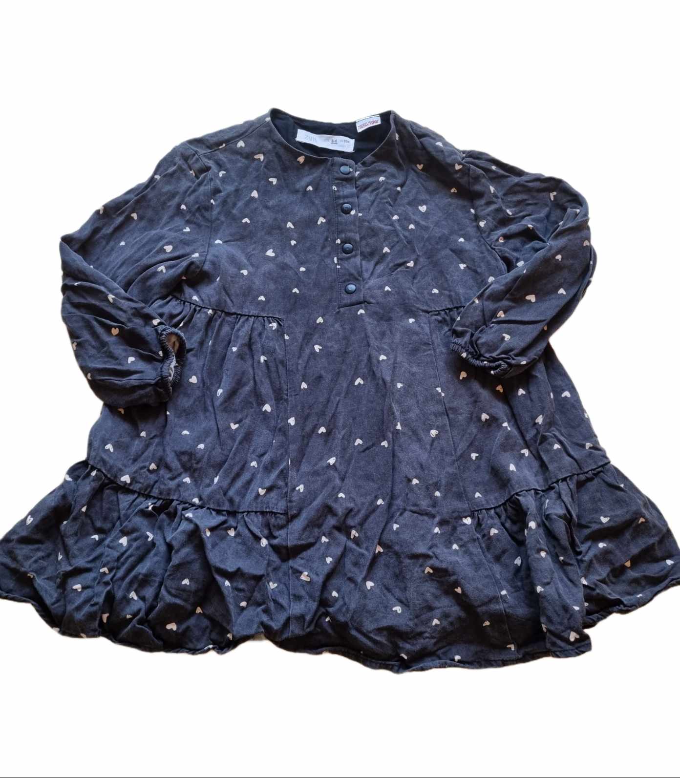 ZARA Polka Dot Dress Girls 3-4 Years