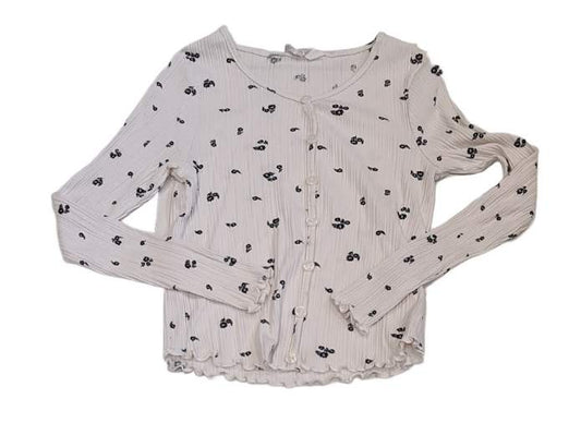 H&M Button Up Top Girls 8-9 Years