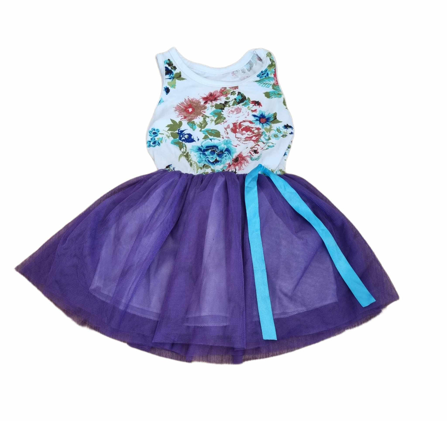 Floral Party Dress Girls 2-3 Years