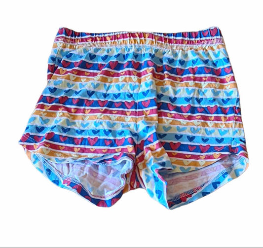 GEORGE Heart Cotton Shorts Girls 3-4 Years