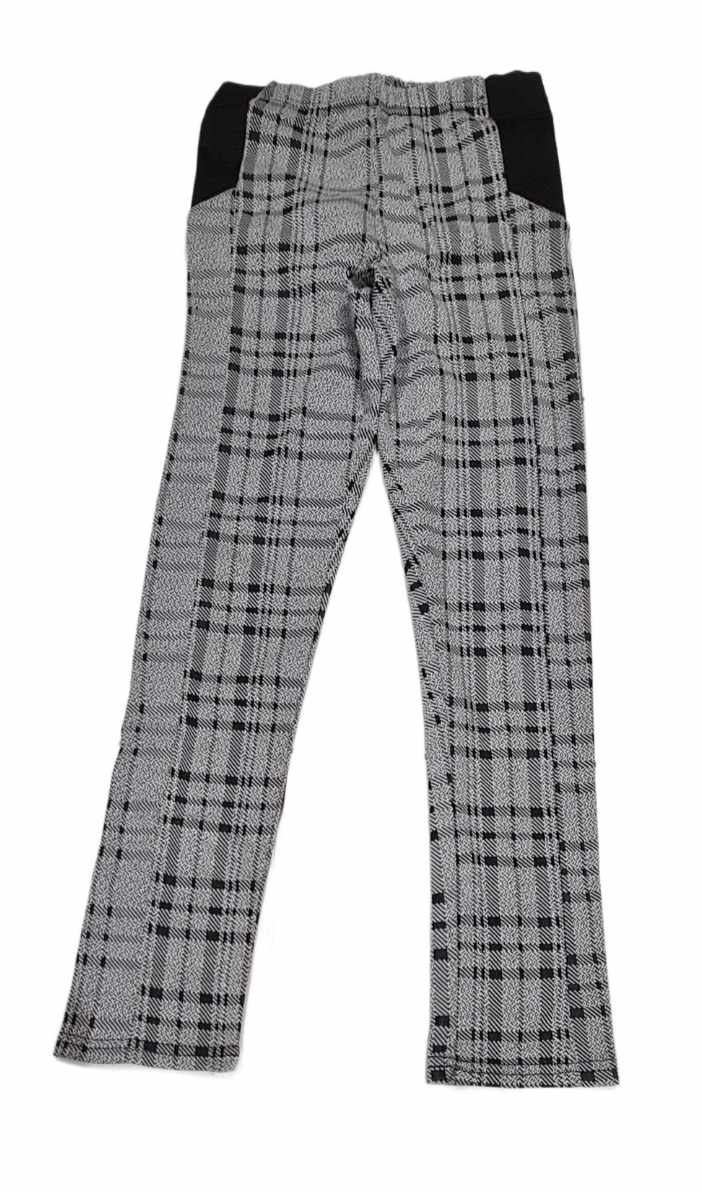 Grey Tartan Leggings Women's Size 10