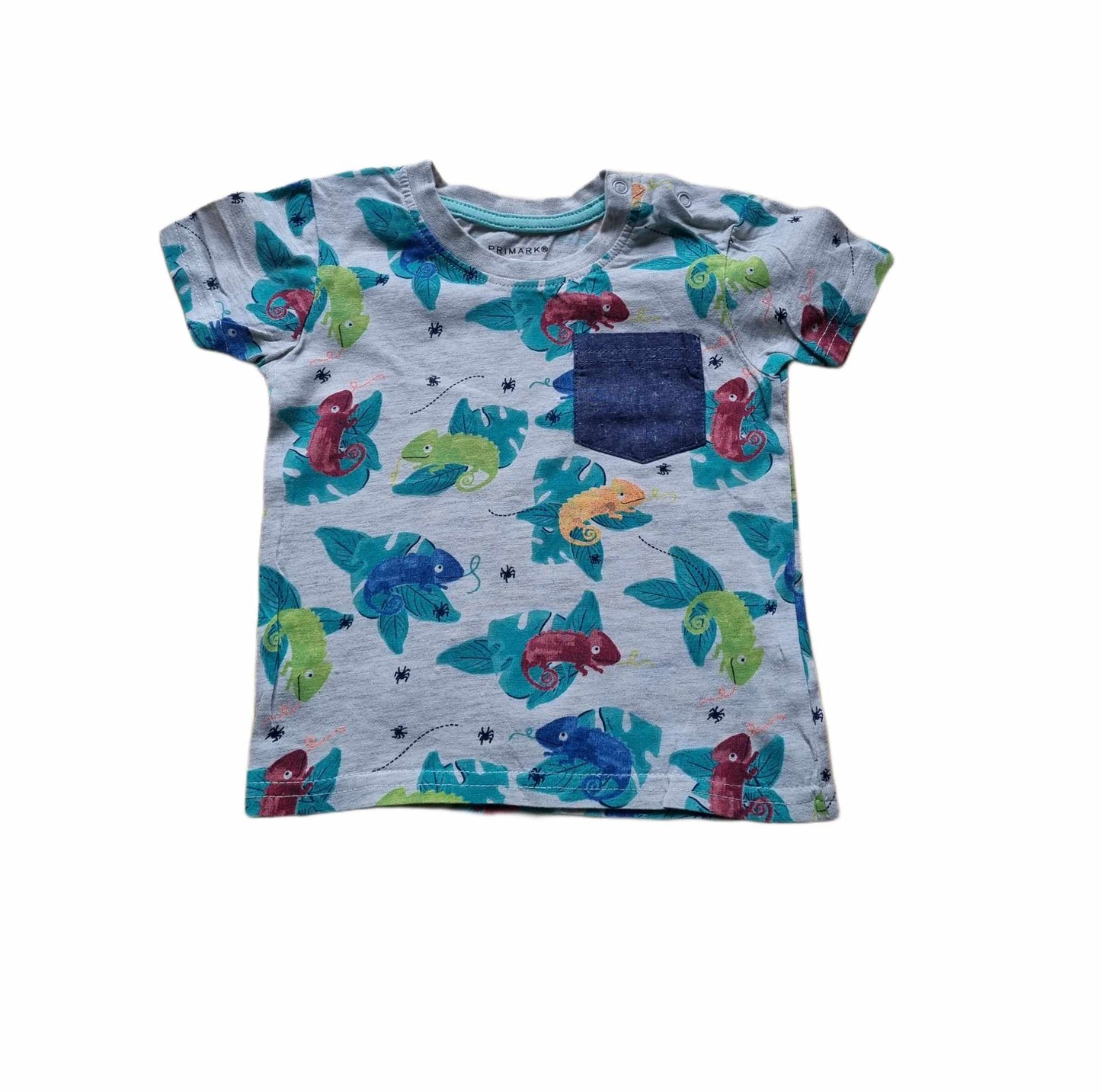 PRIMARK Lizard Tee Boys 6-9 Months