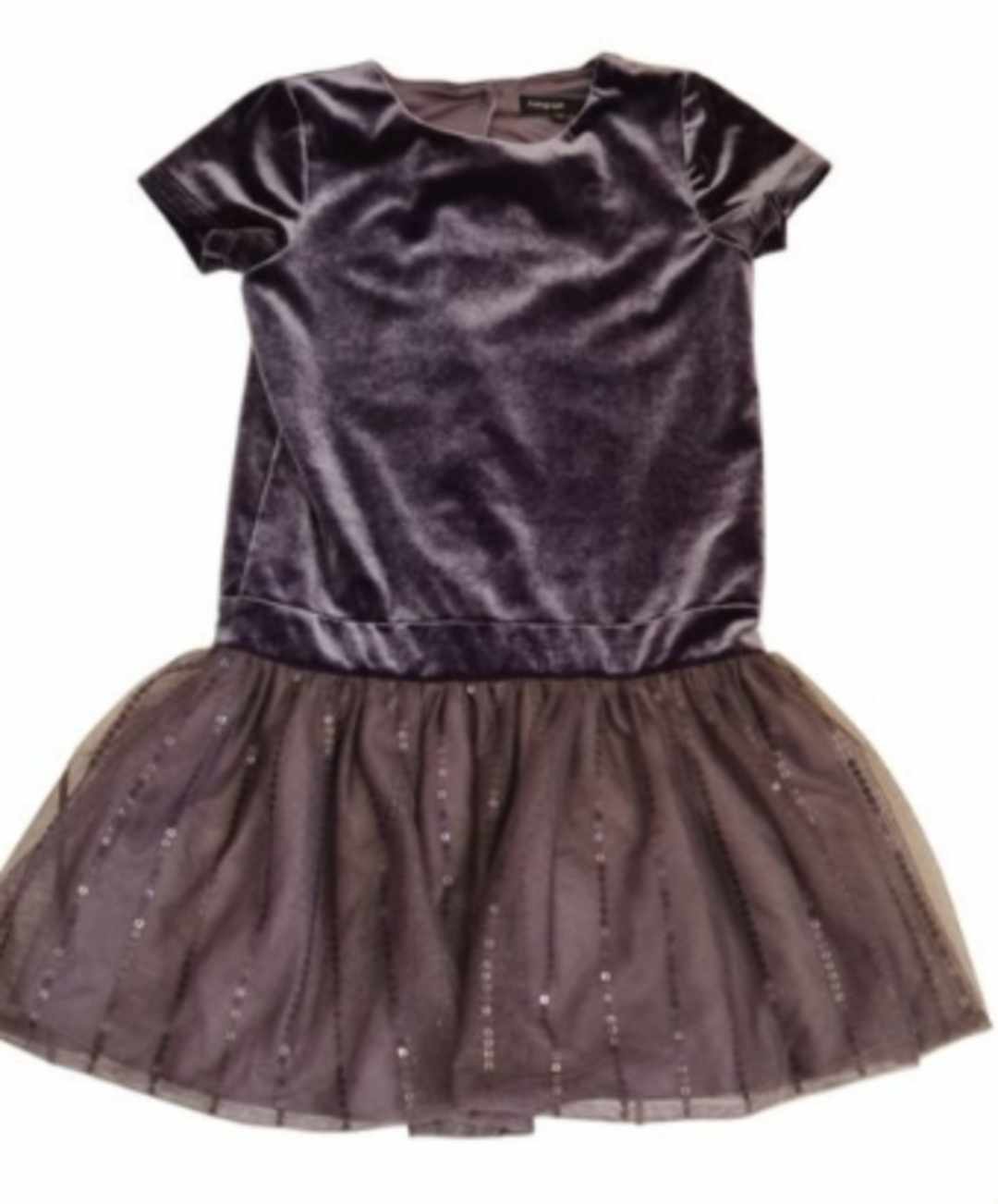 M&S Grey Party Dress Girls 5-6 Years