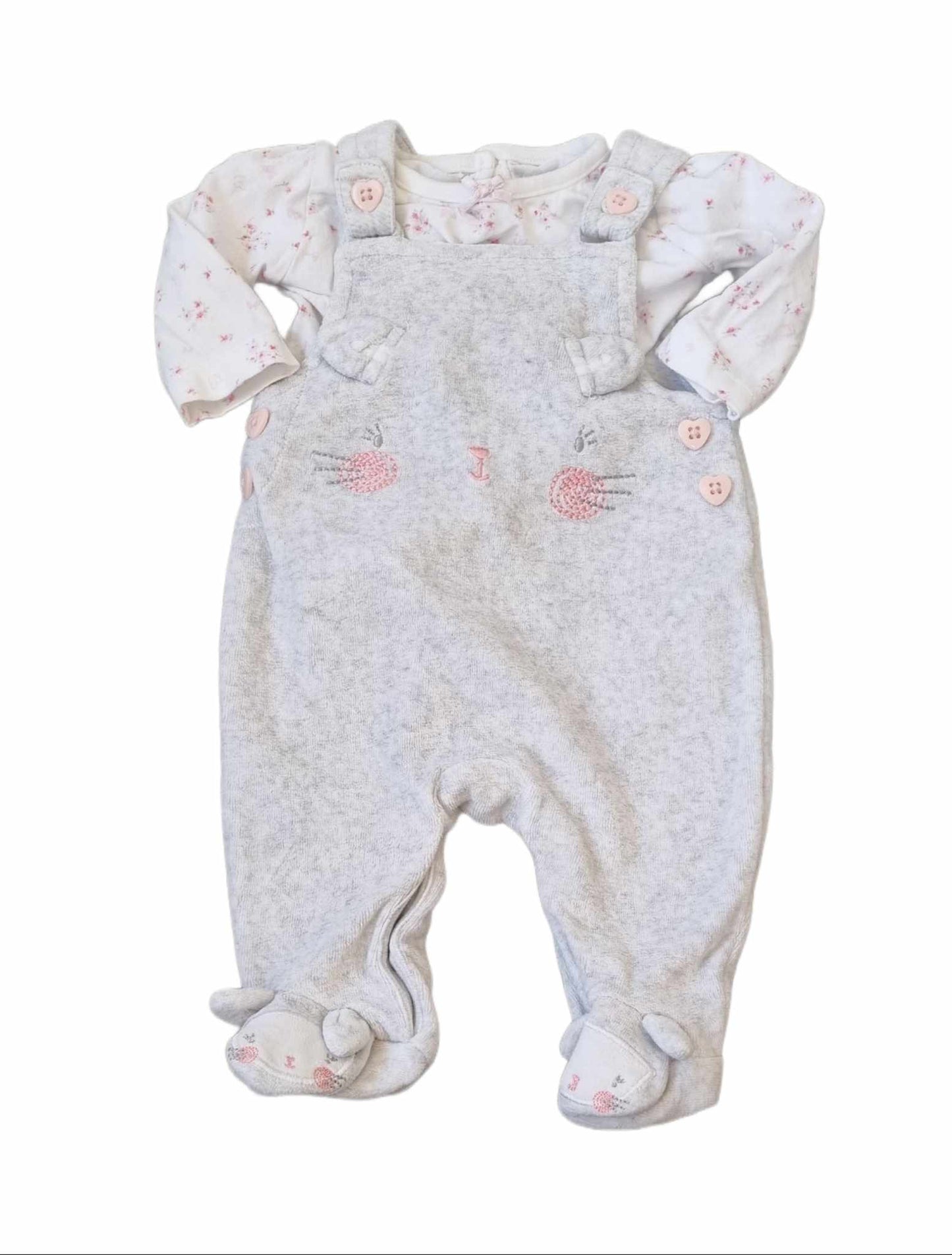 GEORGE Two Piece Set Girls Newborn