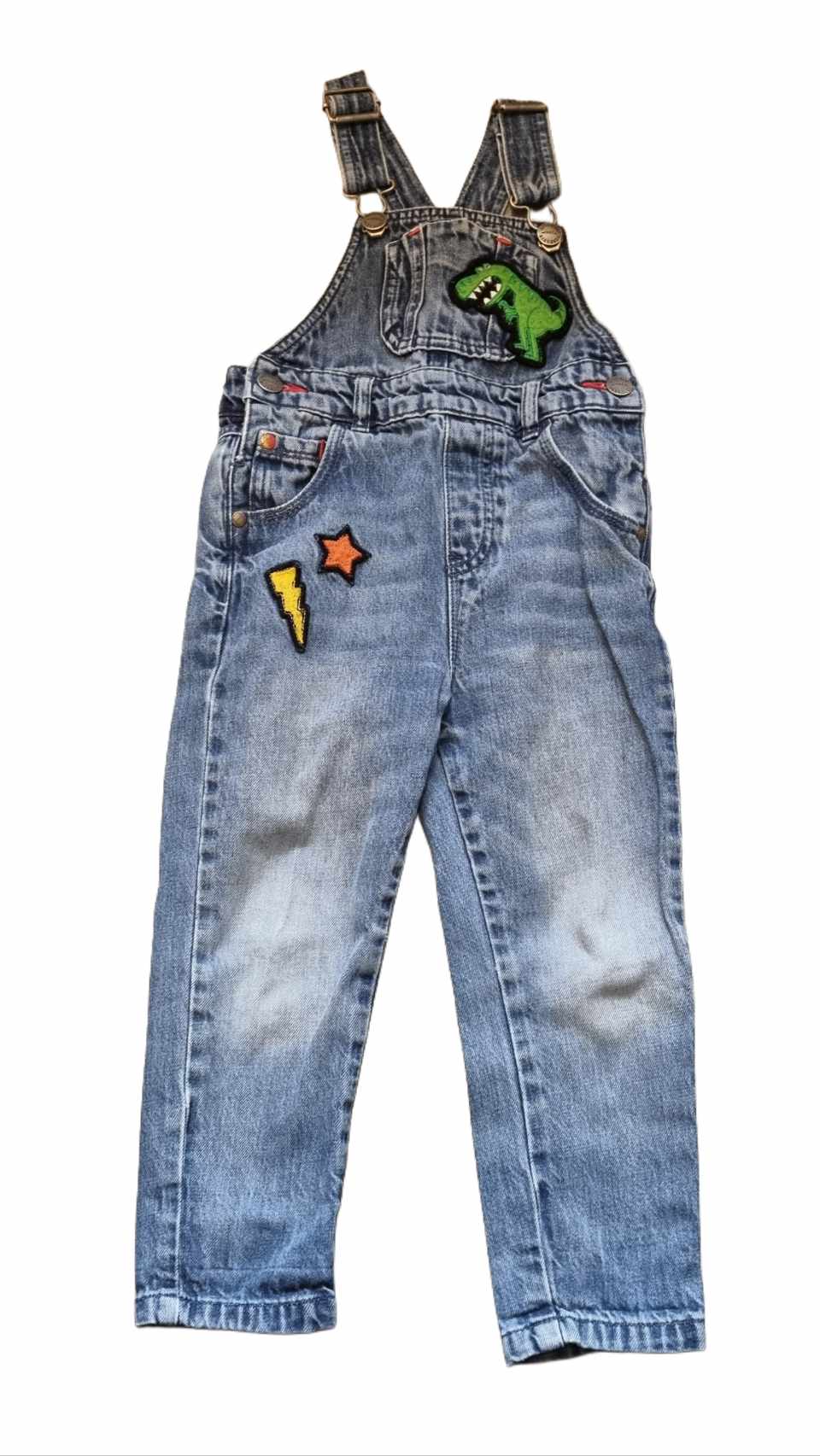 NEXT Dino Dungarees Boys 2-3 Years