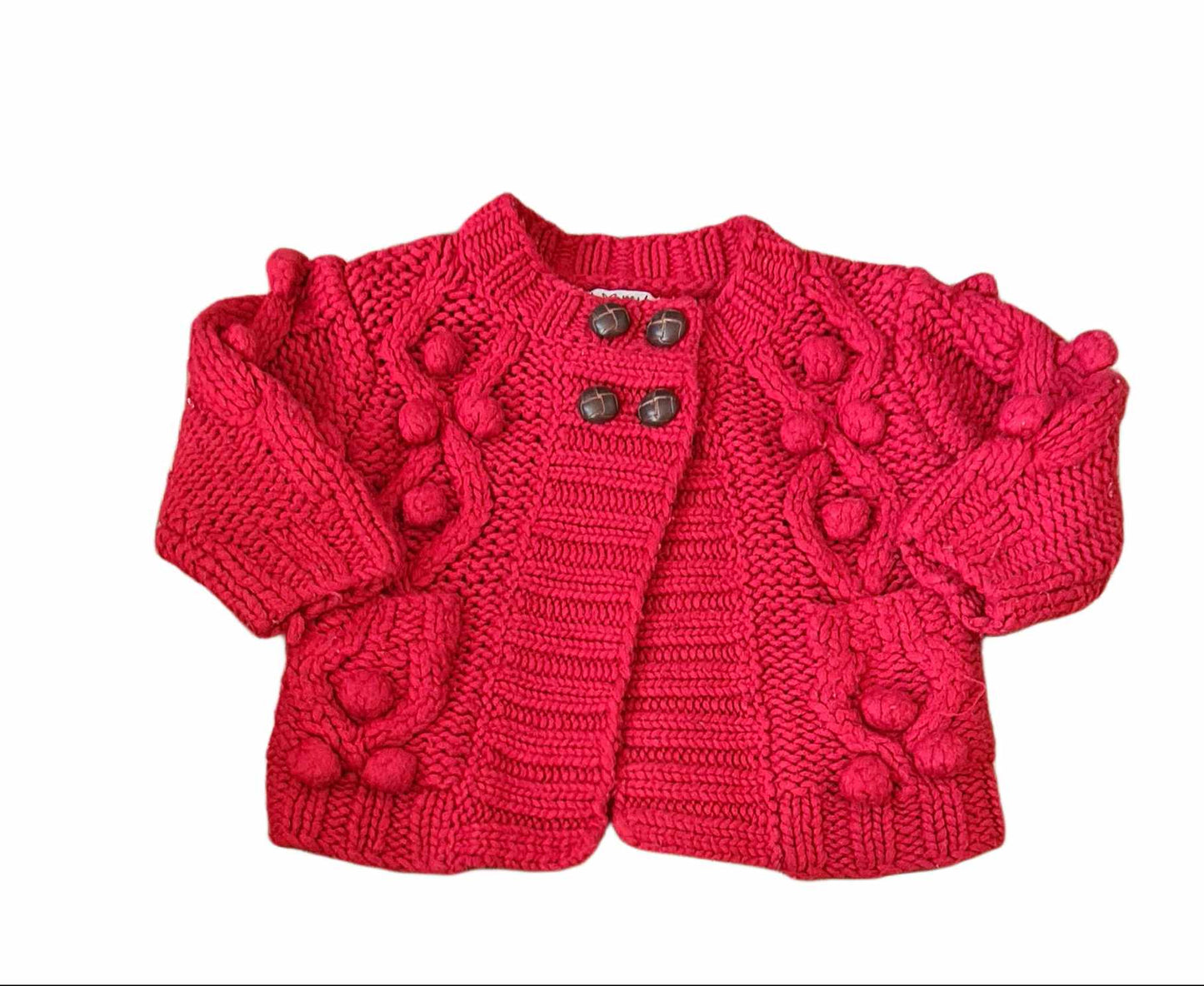 NEXT Red Cardigan Girls 9-12 Months