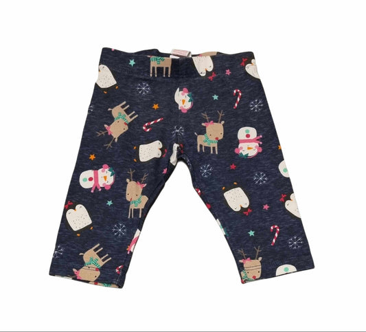 F&F Christmas Leggings Girls 0-3 Months