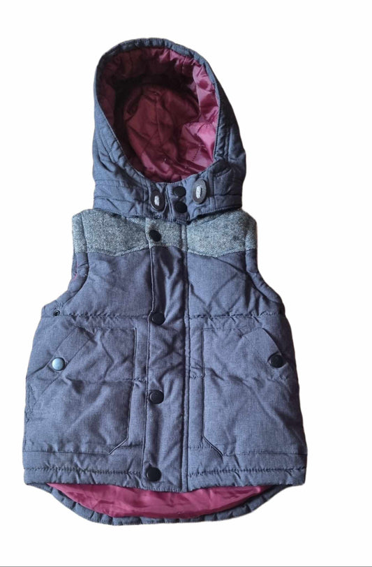 NEXT Grey Gilet Boys 2-3 Years