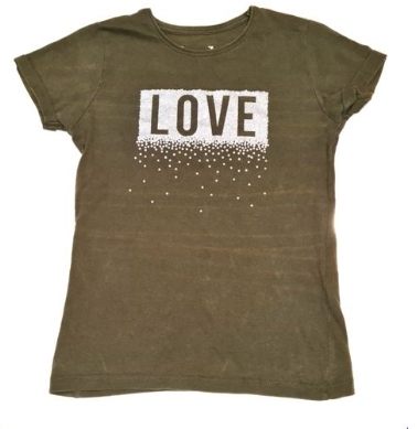 PRIMARK Khaki Tee Girls 9-10 Years