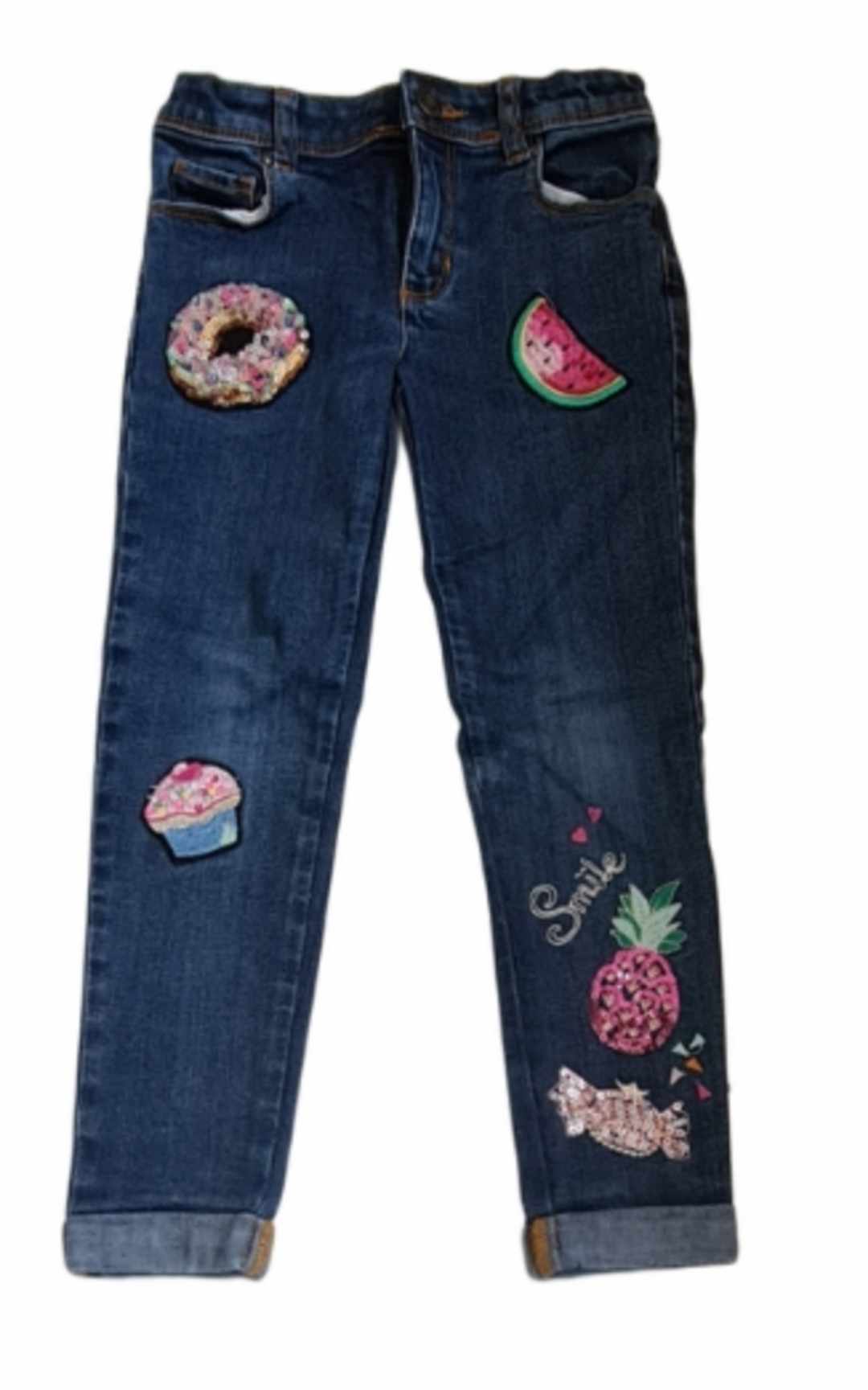 MONSOON Decorative Jeans Girls 6-7 Years