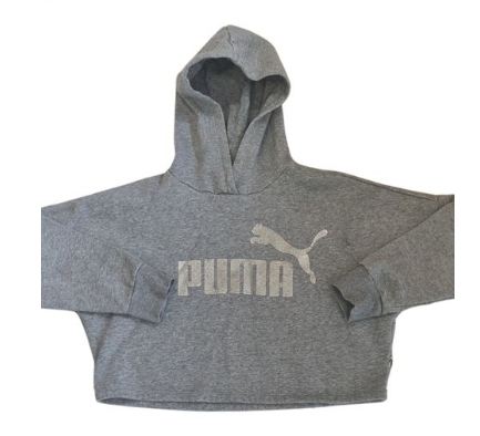 PUMA Crop Hoodie Girls 9-10 Years