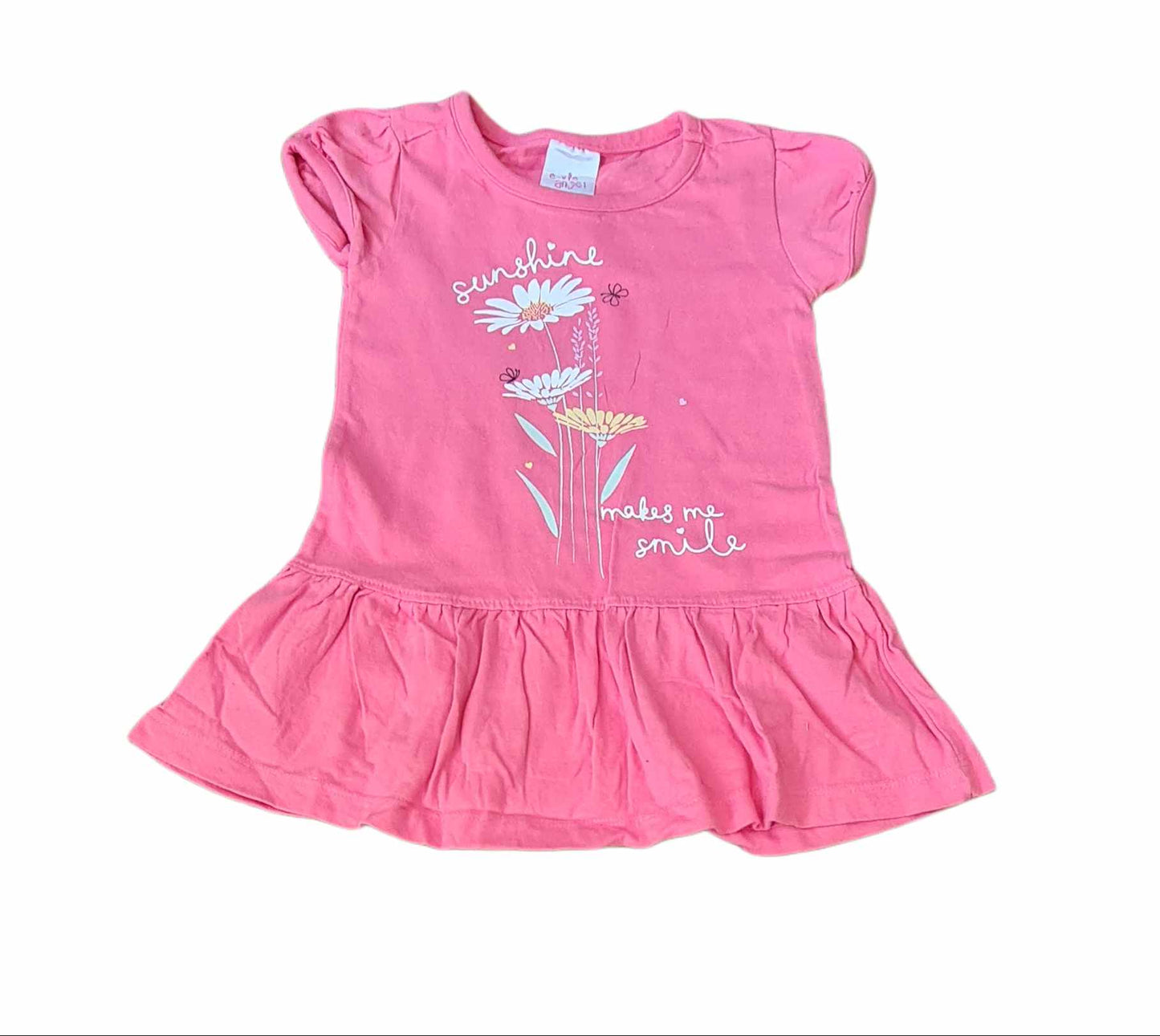 PEACOCKS Flower Dress Girls 18-24 Months