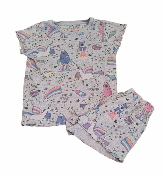 NEXT Unicorn Pyjamas Girls 8- Years