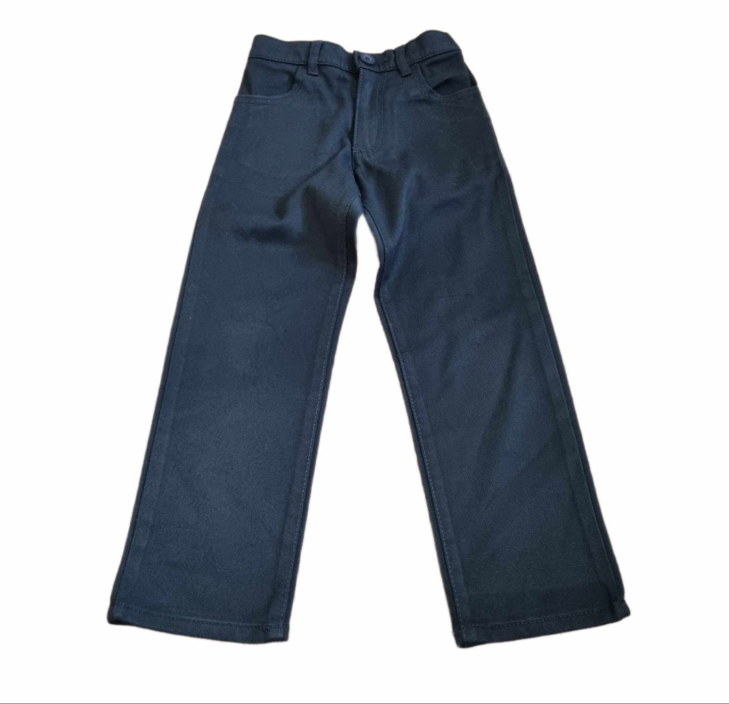 GEORGE Black School Trousers Boys 4-5 Years